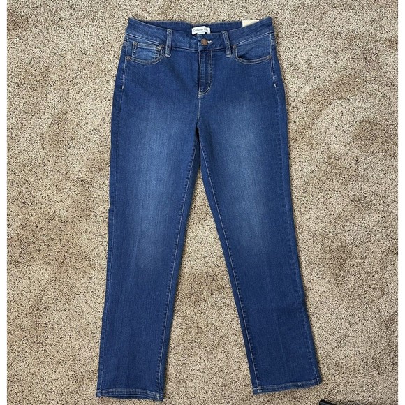 Coldwater Creek Straight-Leg Women's Jeans Size 10P  Mid Rise Stretch NWT - Picture 1 of 10